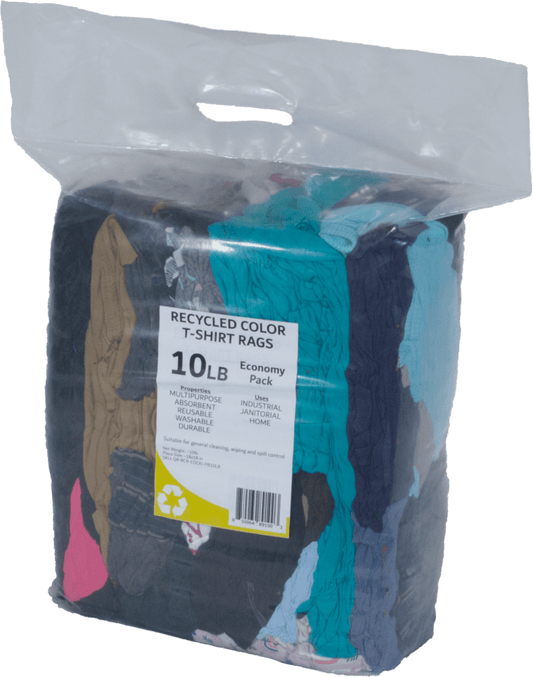 A bag of recycled color cotton rags