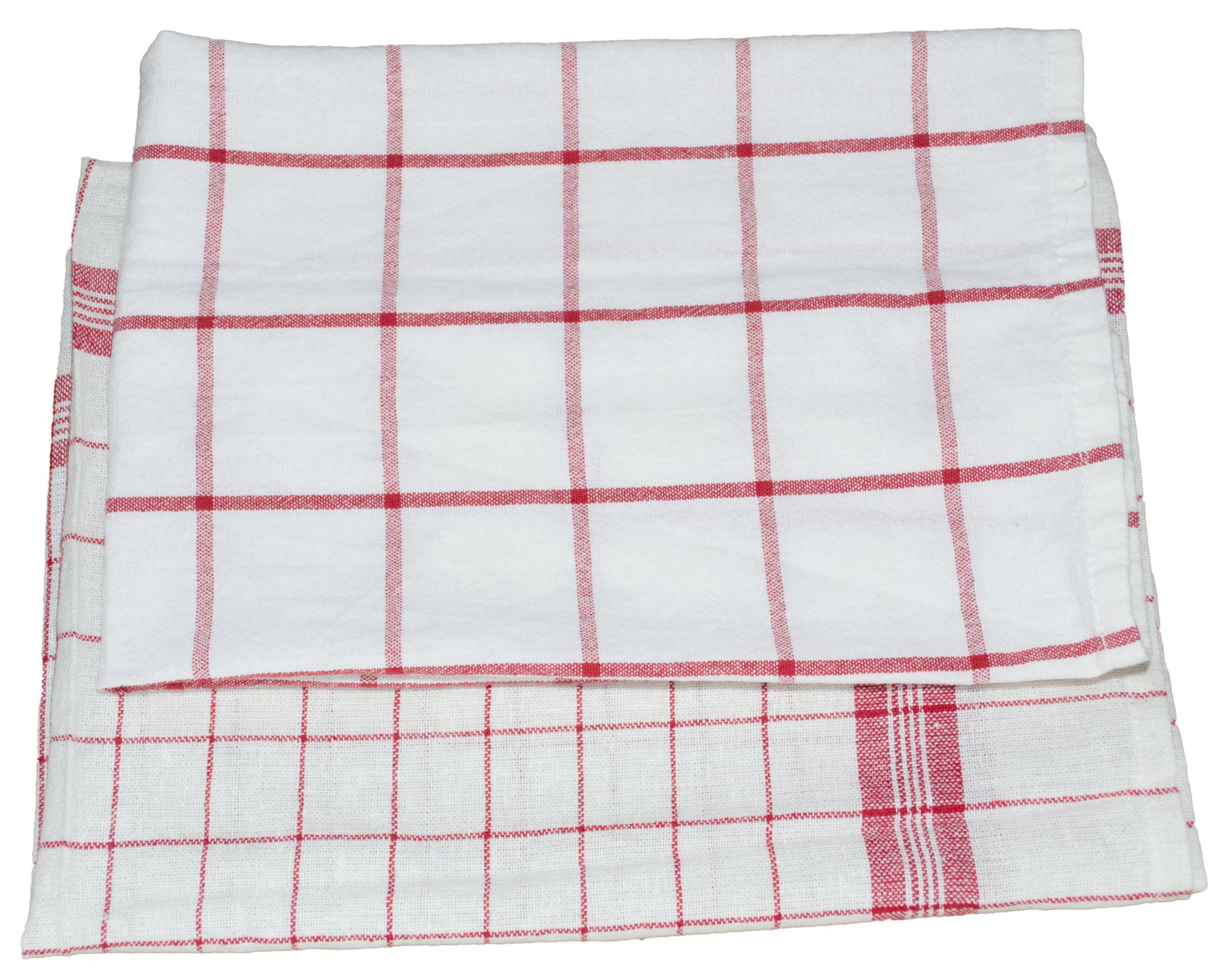 Kitchen towels with a pinstripe pattern