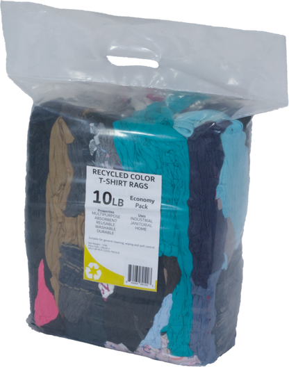 A bag of recycled color cotton rags