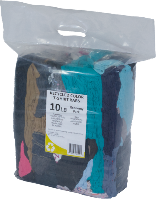 A bag of recycled color cotton rags